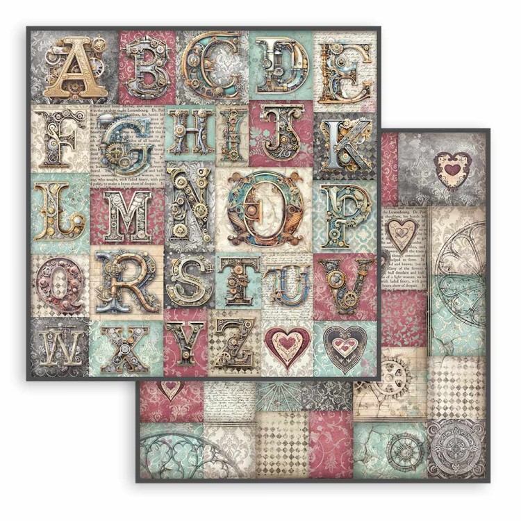 Zestaw papierów do scrapbookingu 20x20 Master of Magic SBBS122 Stamperia