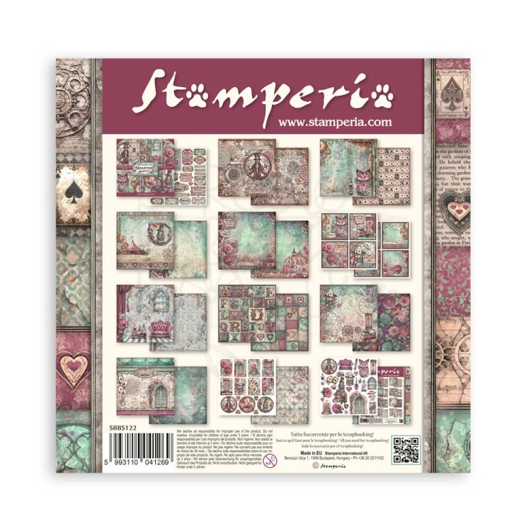 Zestaw papierów do scrapbookingu 20x20 Master of Magic SBBS122 Stamperia