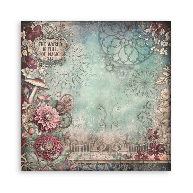 Zestaw papierów jednostronnych do scrapbookingu 20x20 Master of Magic SBBSXB09 Stamperia