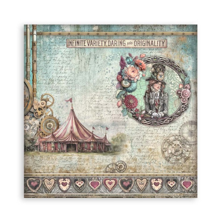 Zestaw papierów jednostronnych do scrapbookingu 20x20 Master of Magic SBBSXB09 Stamperia