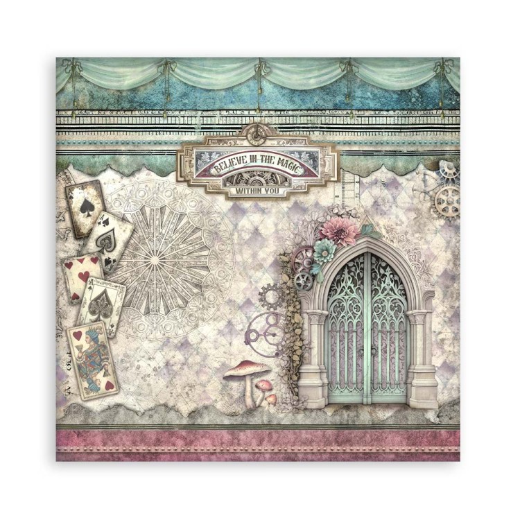 Zestaw papierów jednostronnych do scrapbookingu 20x20 Master of Magic SBBSXB09 Stamperia