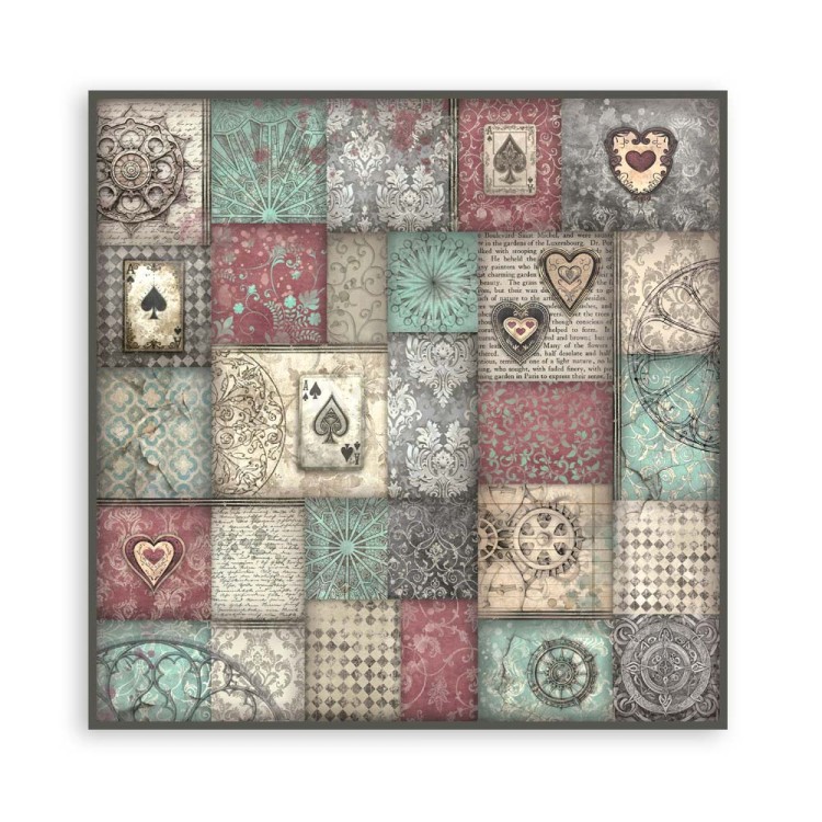 Zestaw papierów jednostronnych do scrapbookingu 20x20 Master of Magic SBBSXB09 Stamperia