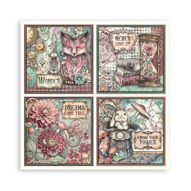 Zestaw papierów jednostronnych do scrapbookingu 20x20 Master of Magic SBBSXB09 Stamperia