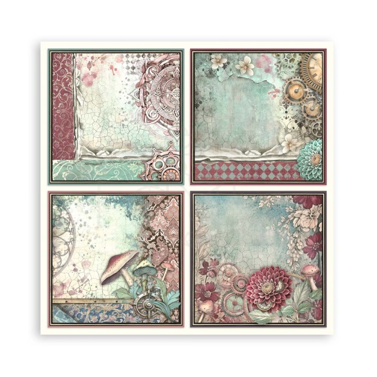 Zestaw papierów jednostronnych do scrapbookingu 20x20 Master of Magic SBBSXB09 Stamperia