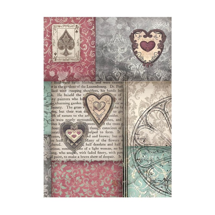 Papier ryżowy A6 Master of Magic Tła DFSAK6037 Stamperia