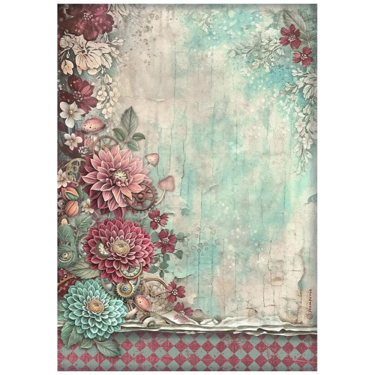 Papier ryżowy do decoupage A4 Master of Magic Peonia DFSA41011 Stamperia