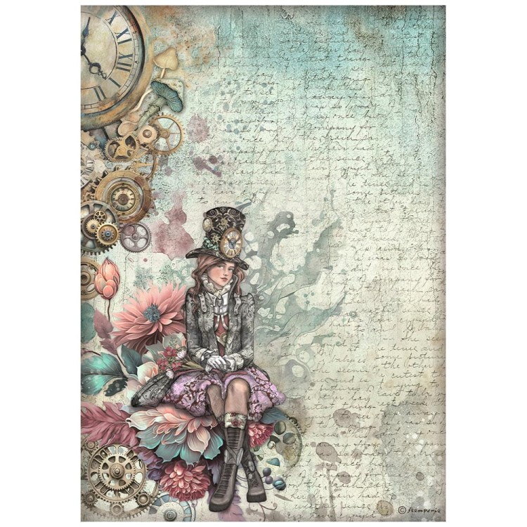 Papier ryżowy do decoupage A4 Master of Magic Lady DFSA41009 Stamperia
