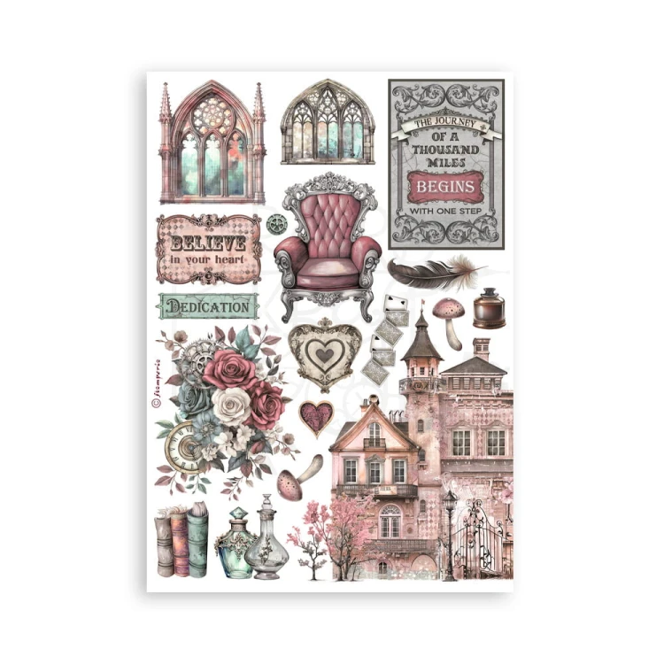 Papier washi A5 Master of Magic 8 szt SBW16 Stamperia