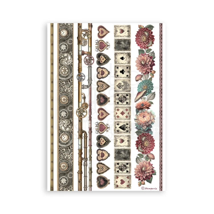 Papier washi A5 Master of Magic 8 szt SBW16 Stamperia