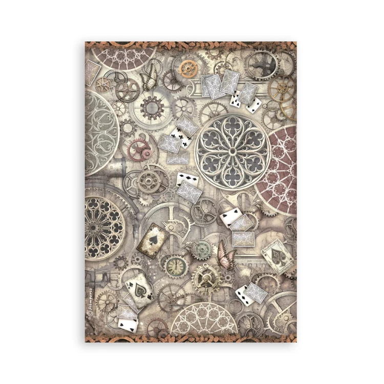 Papier washi A5 Master of Magic 8 szt SBW16 Stamperia