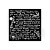 Szablon maska 12x12cm Best Sellers Pismo KSTDS20 Stamperia