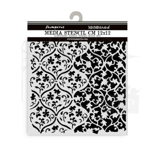 Szablon maska 12x12cm Best Sellers Tapeta i negatyw KSTDS19 Stamperia