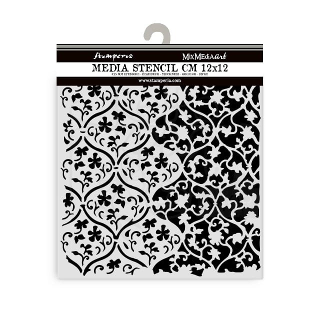 Szablon maska 12x12cm Best Sellers Tapeta i negatyw KSTDS19 Stamperia