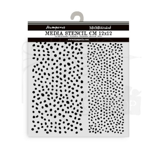 Szablon maska 12x12cm Best Sellers Kropkowane tła KSTDS17 Stamperia
