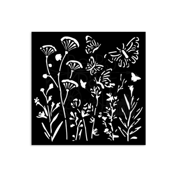 Szablon maska 12x12cm Best Sellers Łączka mała KSTDS16 Stamperia