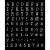 Szablon maska 20x25cm Litery i numery KSTD061 Stamperia
