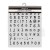 Szablon maska 20x25cm Litery i numery KSTD061 Stamperia