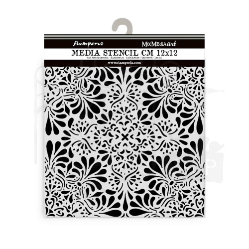 Szablon maska 12x12cm Best Sellers Koronka KSTDS26 Stamperia