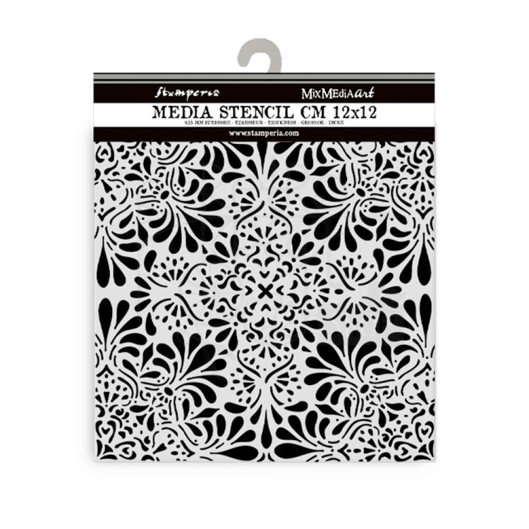 Szablon maska 12x12cm Best Sellers Koronka KSTDS26 Stamperia