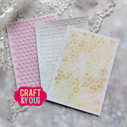 Szablon maska A6 Plaster miodu SC008 Craft&amp;You Design