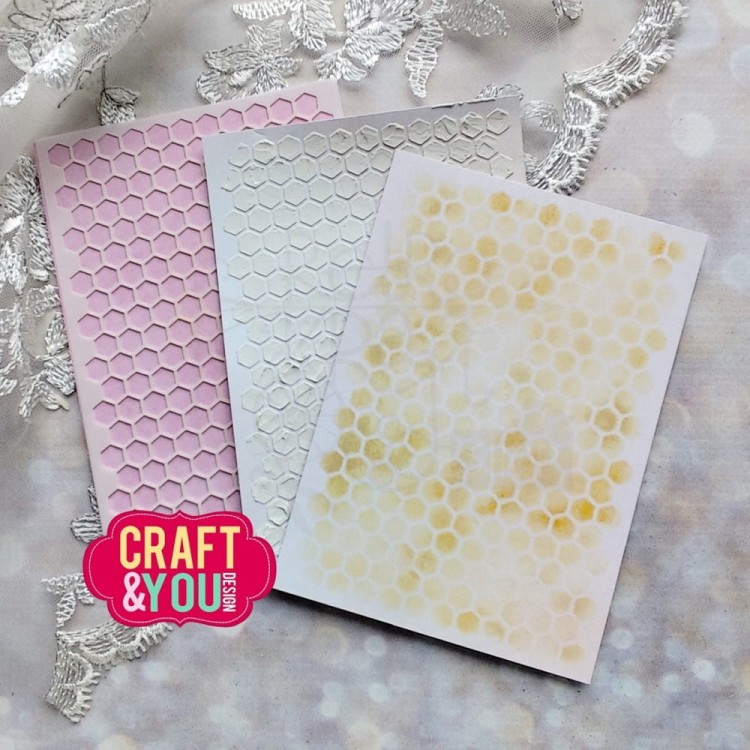 Szablon maska A6 Plaster miodu SC008 Craft&amp;You Design