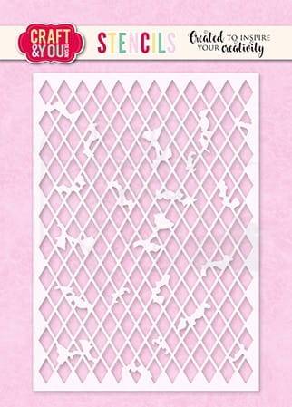 Szablon maska A6 Romby SC007 Craft&amp;You Design