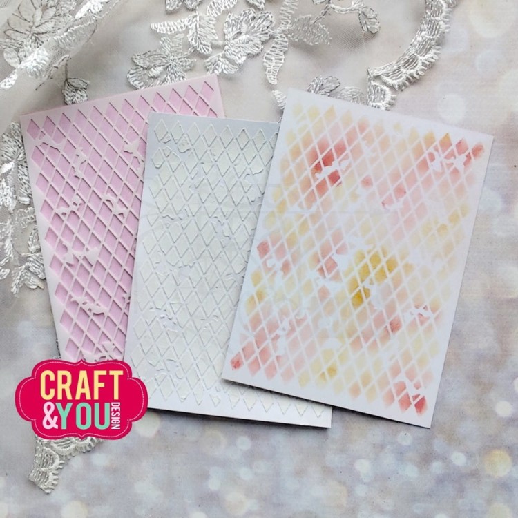Szablon maska A6 Romby SC007 Craft&amp;You Design