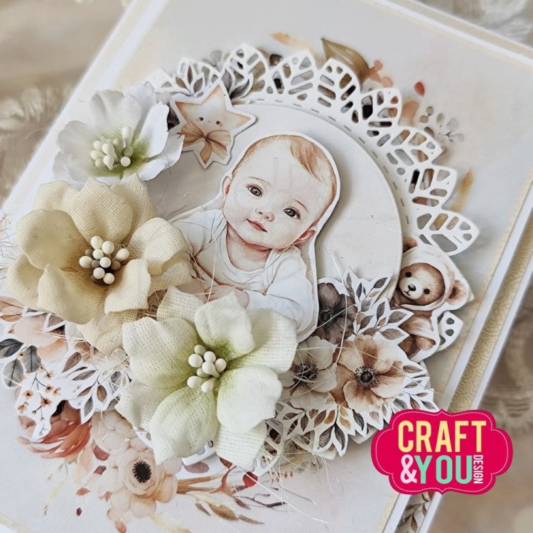 Wykrojnik Serwetka z listkami CW339 Craft&amp;You Design