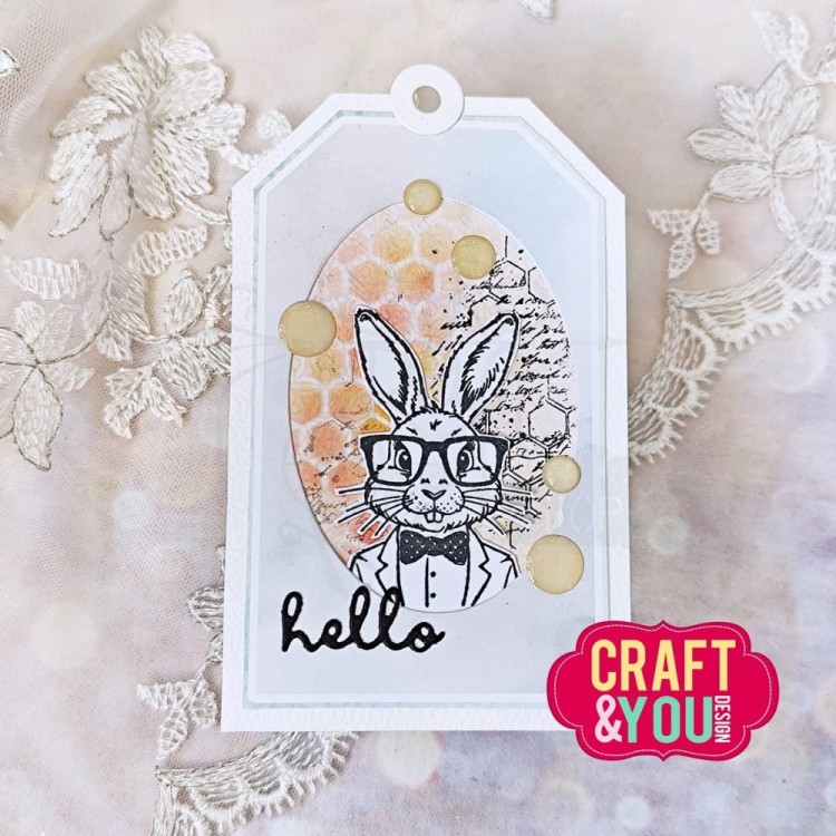 Stempel akrylowy Zające CS048 Craft&amp;You Design