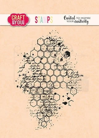 Stempel akrylowy Plaster miodu CS047 Craft&amp;You Design