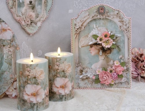 Papier ryżowy do decoupage 24x33 Dream in Turqoise 2 LBD411 LaBlanche