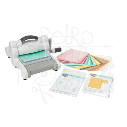 Maszyna tnąco-wytłaczająca Sizzix Big Shot A5 Starter Kit White &amp; Gray 666175 Sizzix