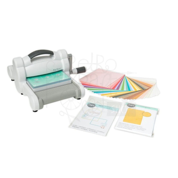 Maszyna tnąco-wytłaczająca Sizzix Big Shot A5 Starter Kit White &amp; Gray 666175 Sizzix