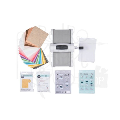 Maszyna tnąco-wytłaczająca Sizzix Big Shot A5 Starter Kit White &amp; Gray 666175 Sizzix
