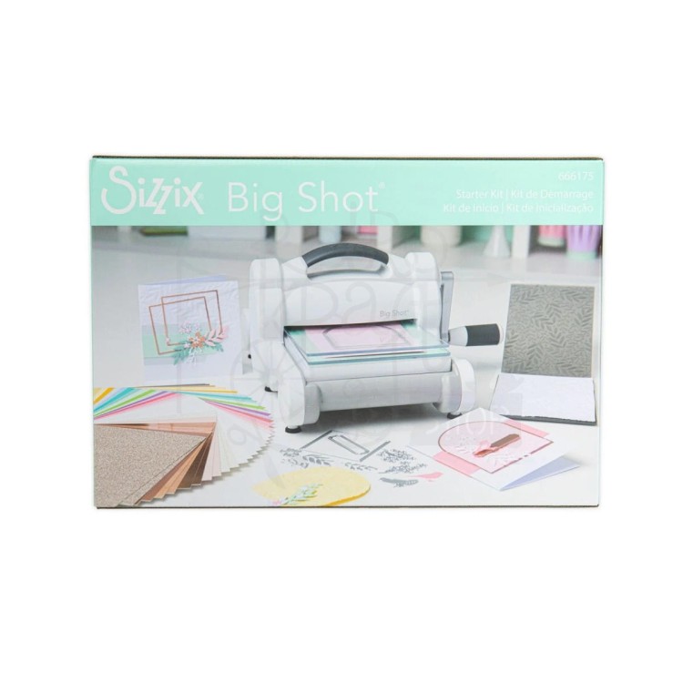 Maszyna tnąco-wytłaczająca Sizzix Big Shot A5 Starter Kit White &amp; Gray 666175 Sizzix