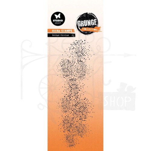Stempel akrylowy Grunge Collection - Stamp Dotted Circles SL-GR-STAMP735 Studio Light