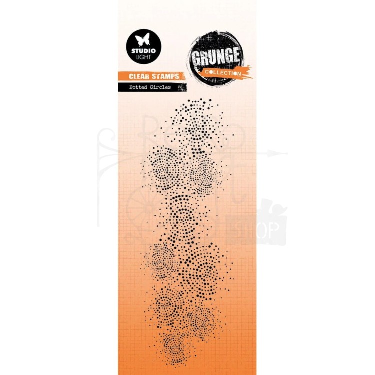 Stempel akrylowy Grunge Collection - Stamp Dotted Circles SL-GR-STAMP735 Studio Light