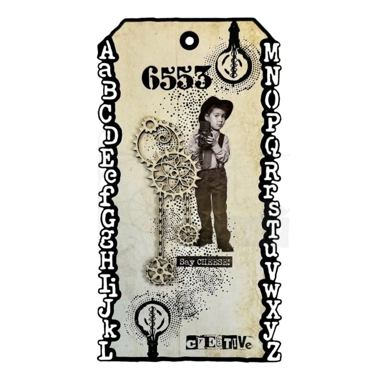 Stempel akrylowy Grunge Collection - Stamp Dotted Circles SL-GR-STAMP735 Studio Light