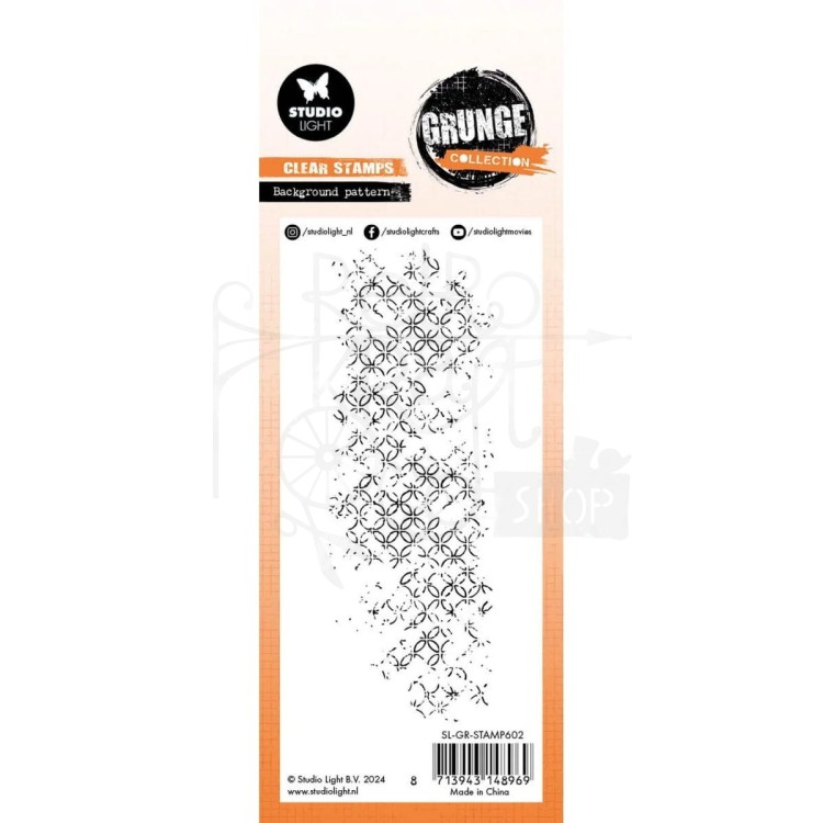Stempel akrylowy Grunge Collection - Botanical Pattern SL-GR-STAMP602 Studio Light