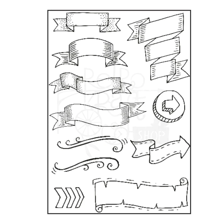 Stempel akrylowy Banerki PF107002 Paperfuel