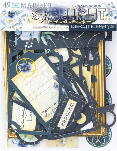 Ozdoby papierowe Die-cuts Starlight Dreams Collection - Elements 89szt DSD-30693 49 and Market