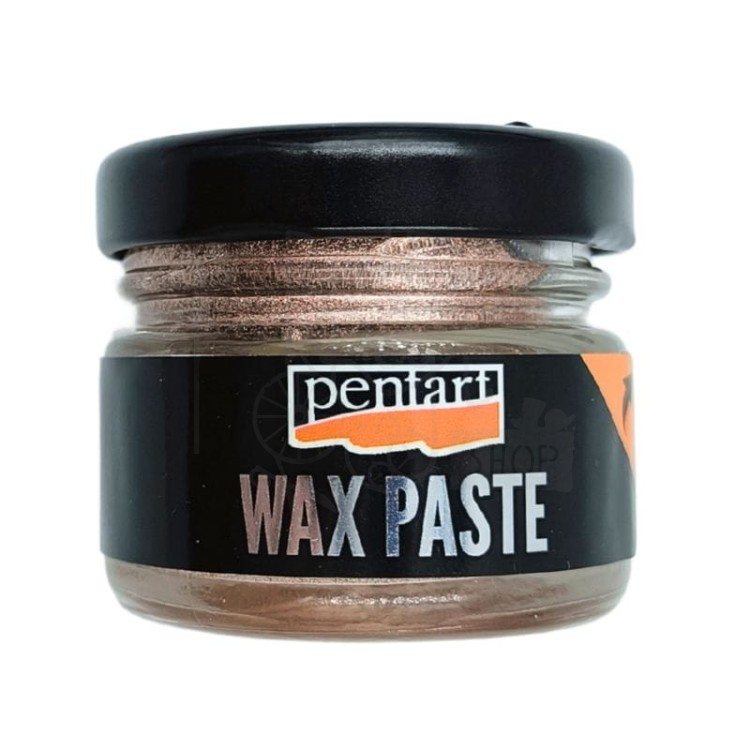 Pasta woskowa metaliczna różowe złoto 20ml 35126 Pentart