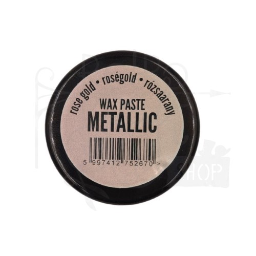 Pasta woskowa metaliczna różowe złoto 20ml 35126 Pentart