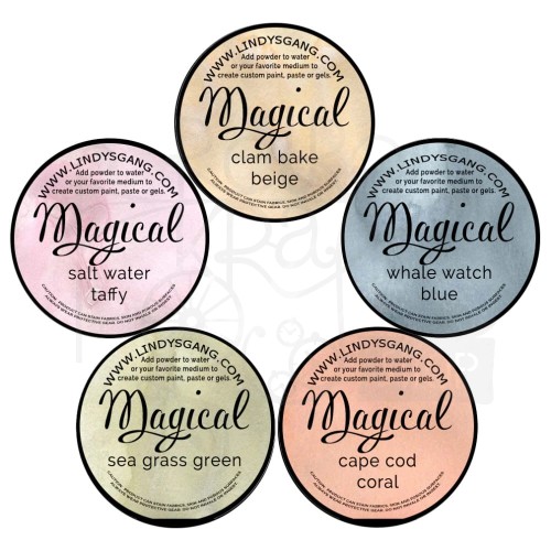 Zestaw pigmentów Magical Jar Nantucket Pearls 5 szt MAG-08 Lindy's