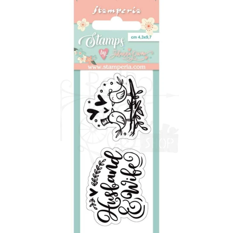 Stempel akrylowy 4.3x9.7cm Ptaszki WTKJR30 Stamperia