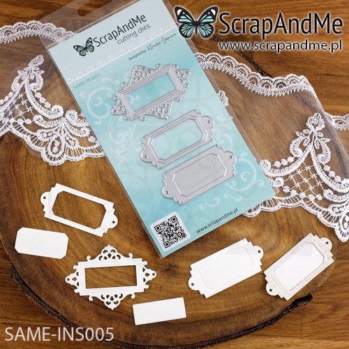 Wykrojnik Ramki prostokątne SAME-INS005 - ScrapAndMe