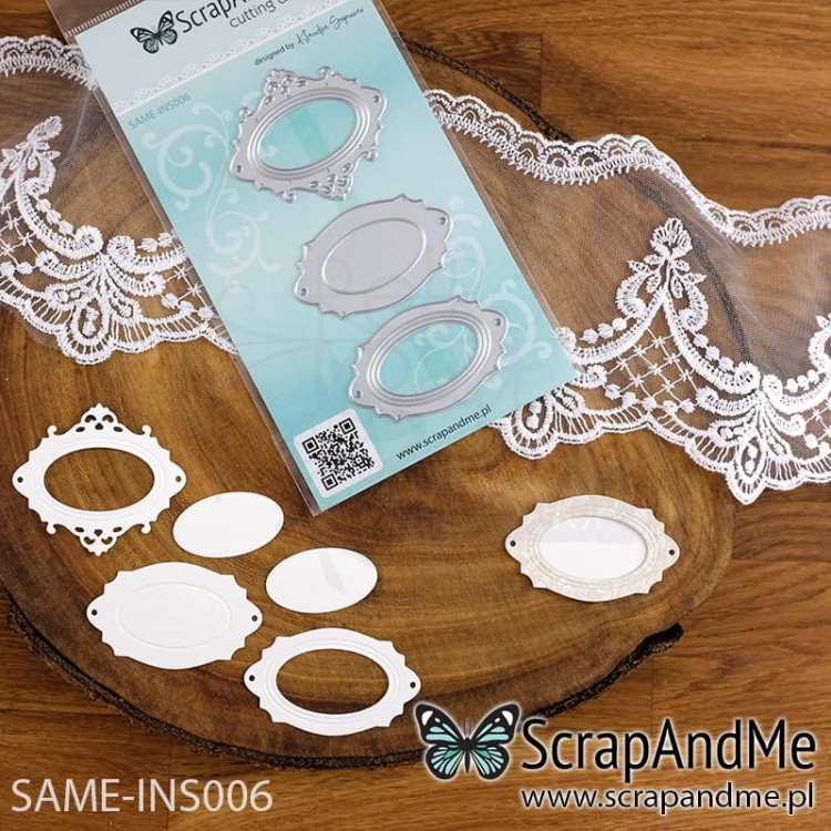 Wykrojnik Ramki owalne SAME-INS006 - ScrapAndMe