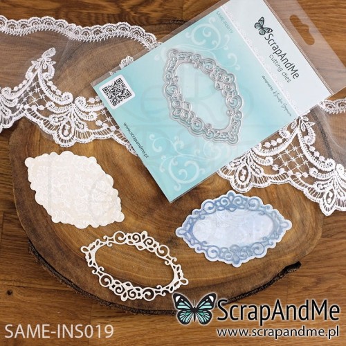Wykrojnik Ramka owalna SAME-INS019 – ScrapAndMe