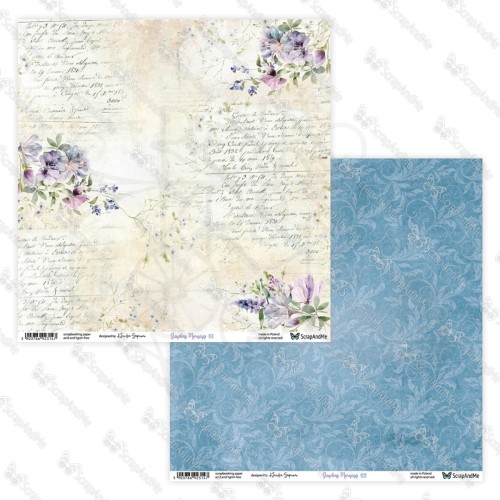 Papier do scrapbookingu 30x30 Sunday Morning 01/02 - ScrapAndMe