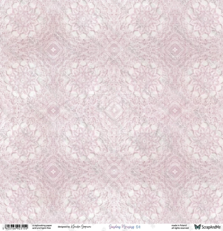 Papier do scrapbookingu 30x30 Sunday Morning 03/04 - ScrapAndMe